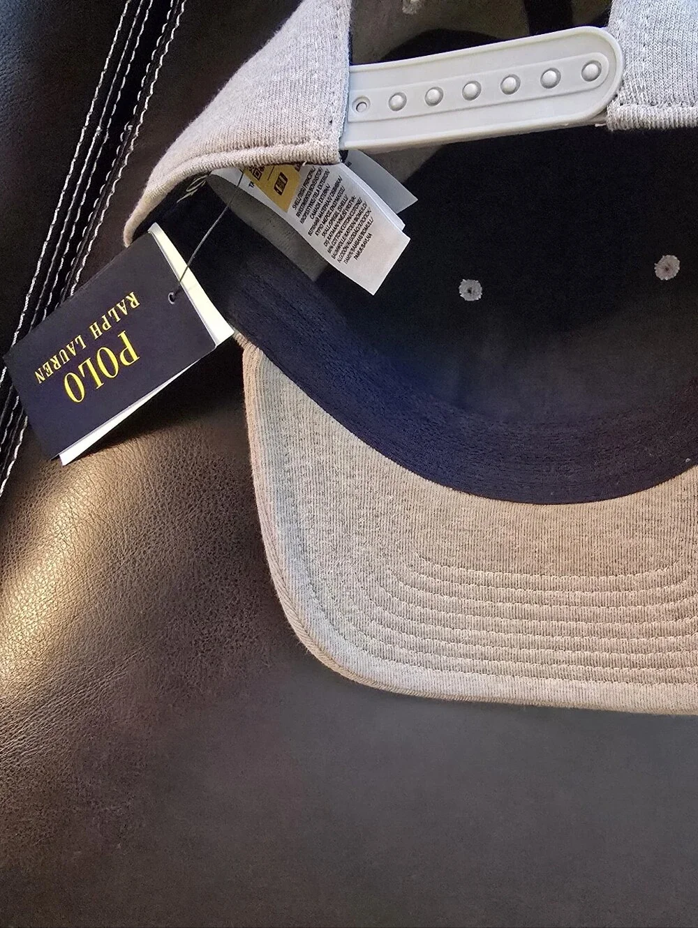 Polo Ralph Lauren Men's Double-Knit Jacquard Ball Cap Beige Color